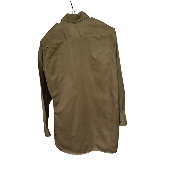 Army Engineer School Military Long Sleeve Shirt with Patch 14.5 X 32 Heavy READ - Picture 3 of 9